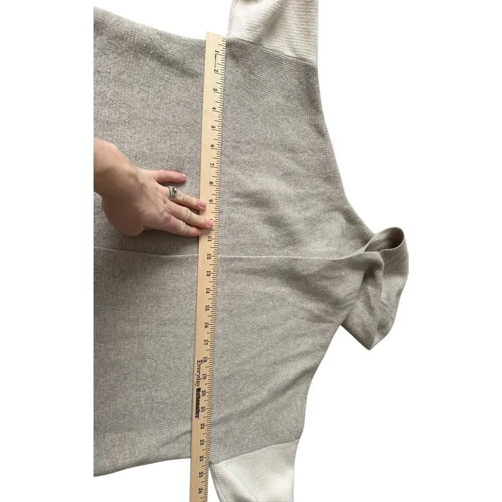 Madewell Cardigan Dockery Open Front Hooded Cream size XS
